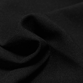 Ткань костюмная габардин, ширина 150 см, цвет чёрный