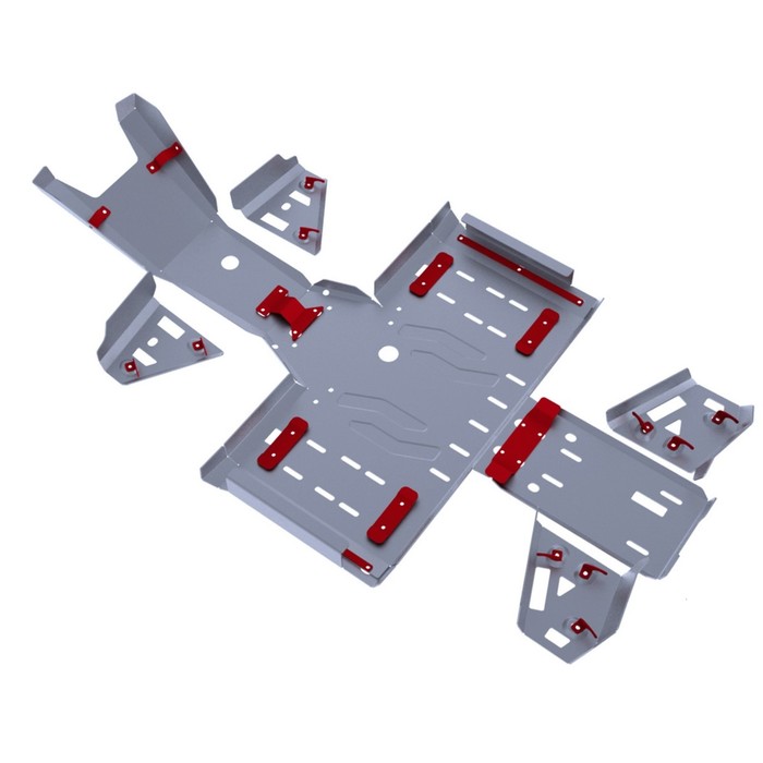 Комплект защит днища Rival для Stels ATV Leopard 600 2014-, 444.6720.1