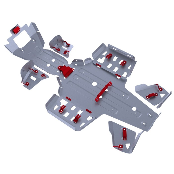Комплект защит днища Rival для Yamaha ATV Grizzly 700 2014-2015, 444.7108.3