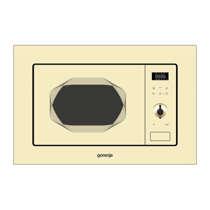 Микроволновая печь Gorenje BM201INI, 20 л, 800 Вт, встраиваемая, слоновая кость