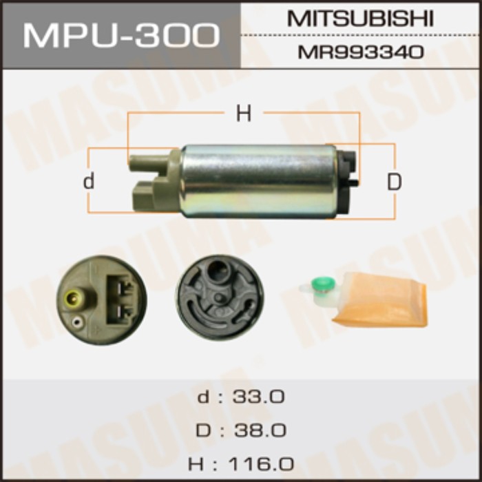 Бензонасос  Masuma MPU300