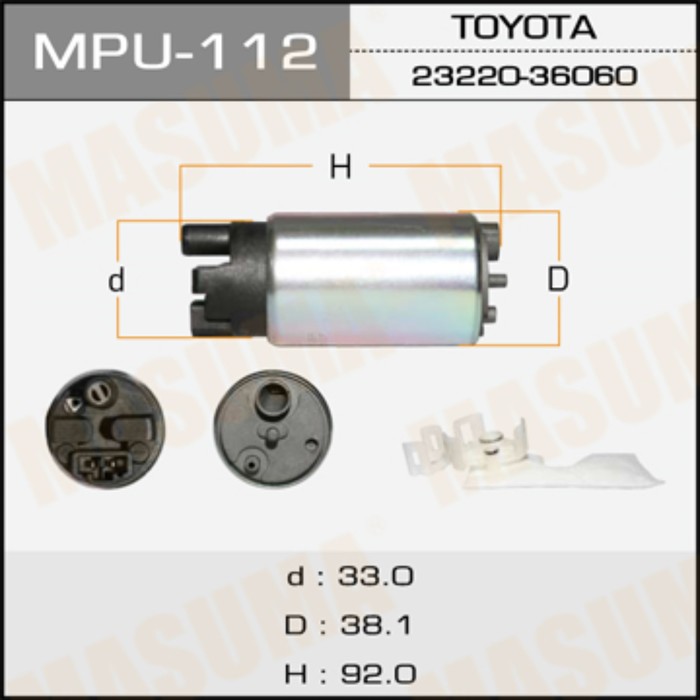 Бензонасос  Masuma MPU112