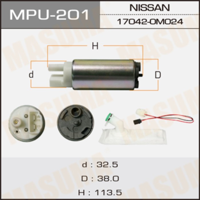 Бензонасос  Masuma MPU201