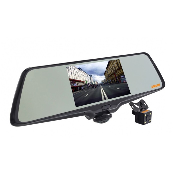 Видеорегистратор Carcam Каркам Z360, две камеры, 4.5&quot;, обзор 360°, 1440x1440