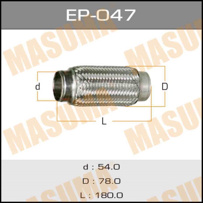 Гофра глушителя  Masuma EP047