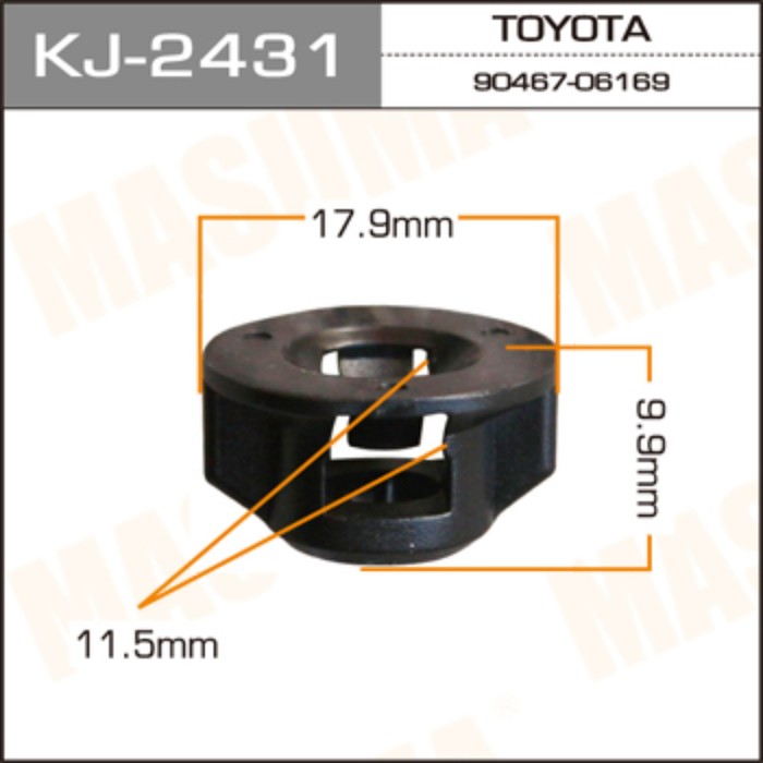 Клипса крепежная  Masuma KJ2431