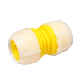 Coupler connector, 3/4" (19 mm) 3/4" (19 mm), collet, ABS plastic