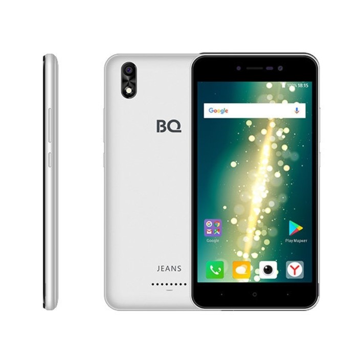 Смартфон BQ S-5591 Jeans Silver 5,5&quot;IPS,1280*720,8Gb,1Gb RAM,13Mp+5Mp,цвет серебряный