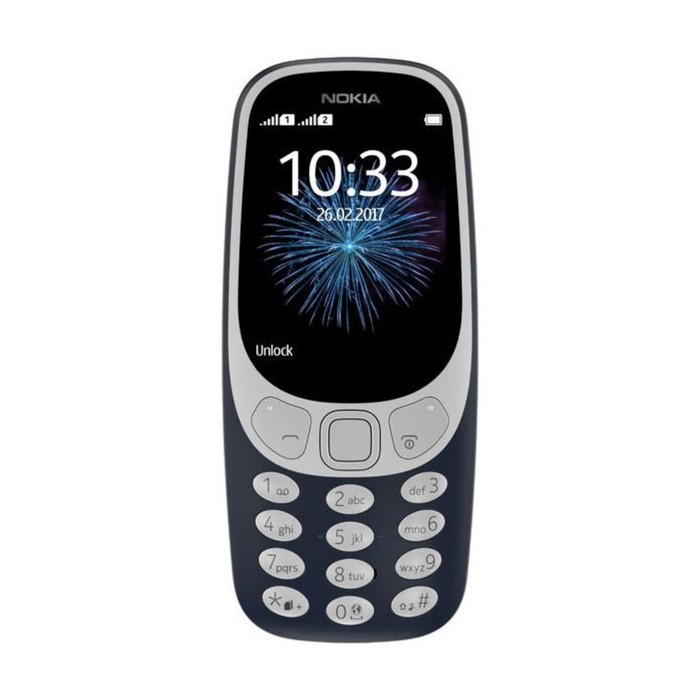 Сотовый телефон Nokia 3310 DS Dark Blue TA-1030, цвет темно-синий