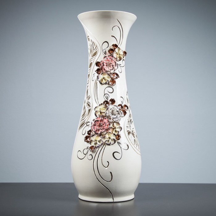 Керамическая ваза напольная купить. Ваза напольная "Арго", лепка, белая, 62 см, микс, керамика. Напольные вазы. Керамические напольные вазы. Ваза керамическая напольная.
