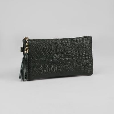 Клатч с крокодилом