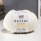 Пряжа "Baby Cotton" 60% хлопок, 40% полиакрил 165м/50гр (3410 белый) Пряжа "Baby Cotton" 60% хлопок, 40% полиакрил 165м/50гр (3410 белый)