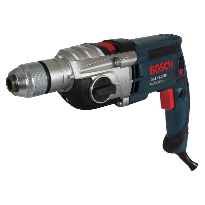 Ударная дрель Bosch GSB 19-2 RE (0.601.17B.500), 850 Вт, БЗП 13 мм, кейс