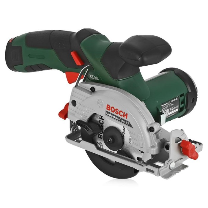 Циркулярная пила Bosch UniversalCirc 12 (0.603.3C7.002), 12В, диск 15х85 мм, 2.5 Ач