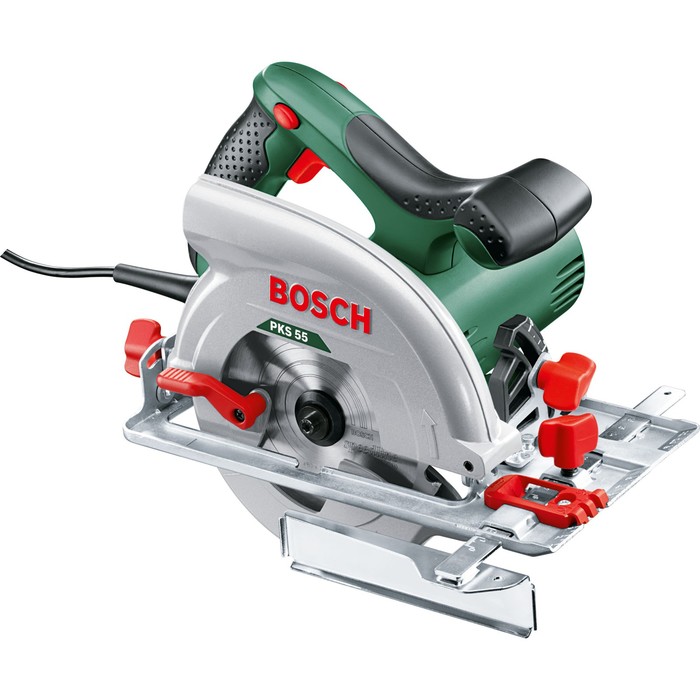 Циркулярная пила Bosch PKS 55 (0.603.500.020), 1200 Вт, диск 20х160 мм, 5600 об/мин