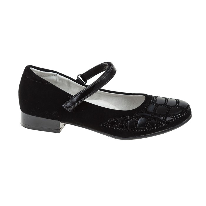 Черные туфли на каблуках для девочек
