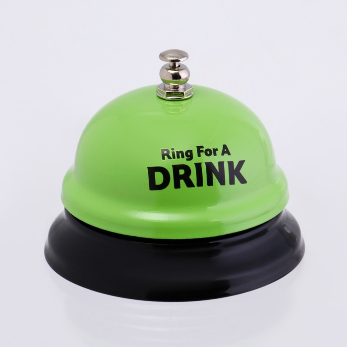 Звонок настольный Ring for a drink, микс, 7,5х7,5х6,5 см