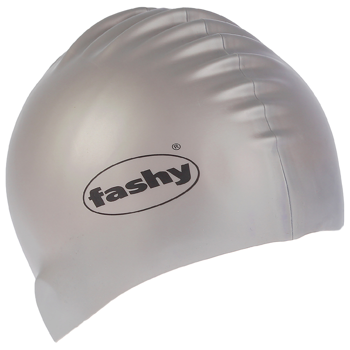 Шапочка для плавания FASHY Silicone Cap, силикон, цвет серебристый