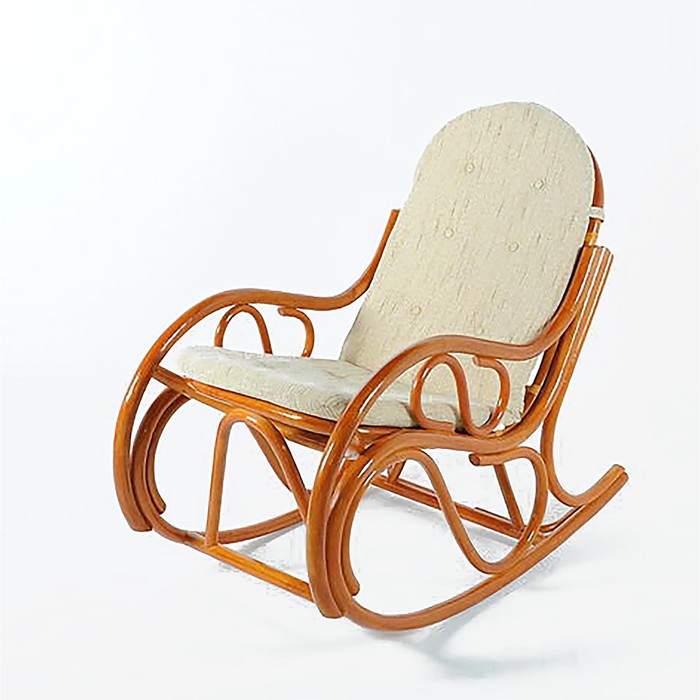 Кресло-качалка, с подушкой - фото 1697230
