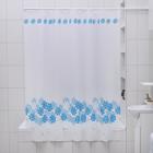 Shower curtain 180×180 cm "Daisies", PEVA