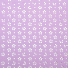Фетр ламинированный с перфорацией "Цветочки", сиреневый, 57 см х 5 м 2896716