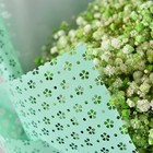 Фетр ламинированный с перфорацией "Цветочки", сиреневый, 57 см х 5 м 2896716