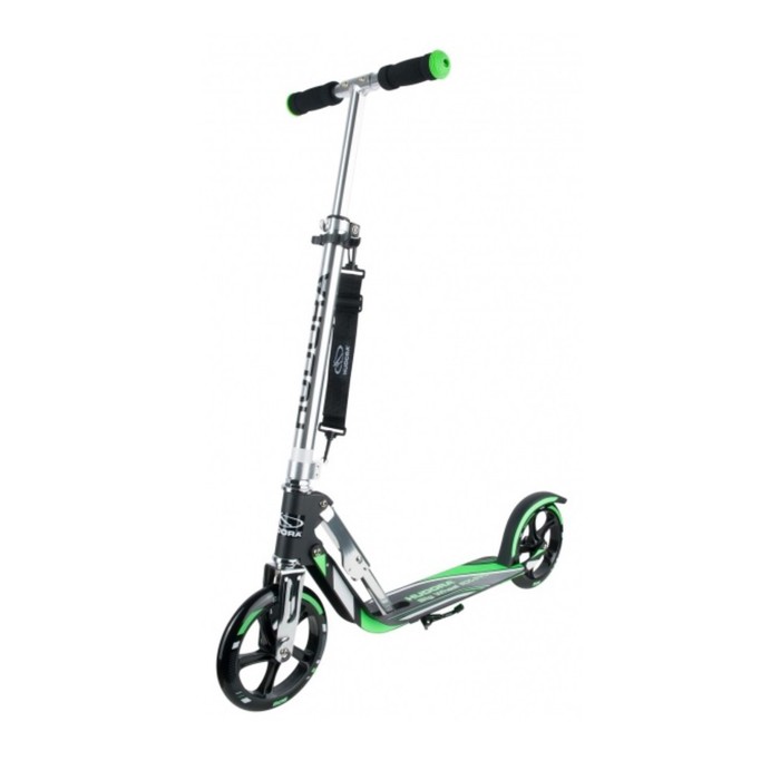 Самокат HUDORA Big Wheel RX-Pro 205, цвет черно-зеленый