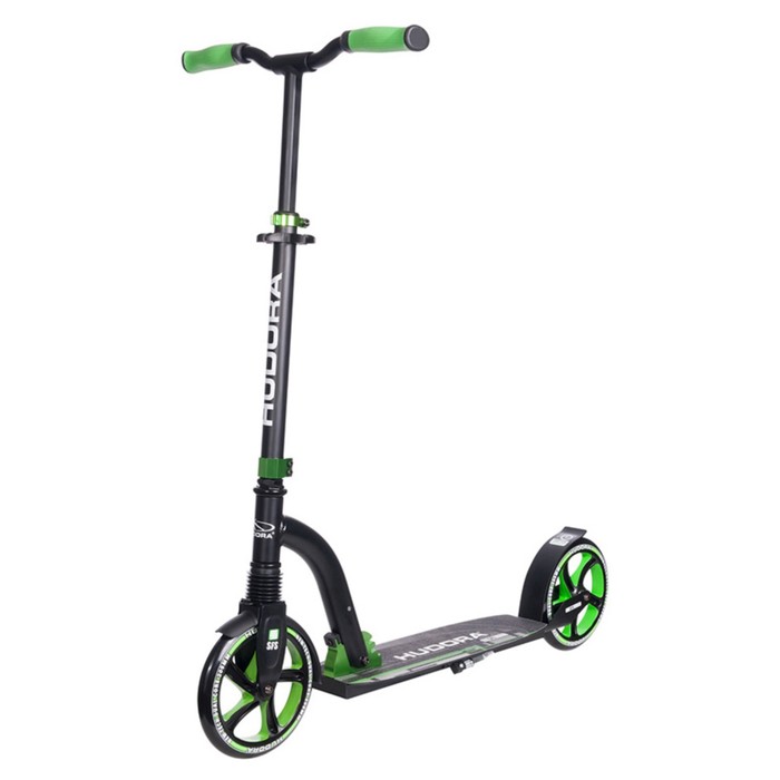 Самокат HUDORA Big Wheel Flex 200, цвет зеленый