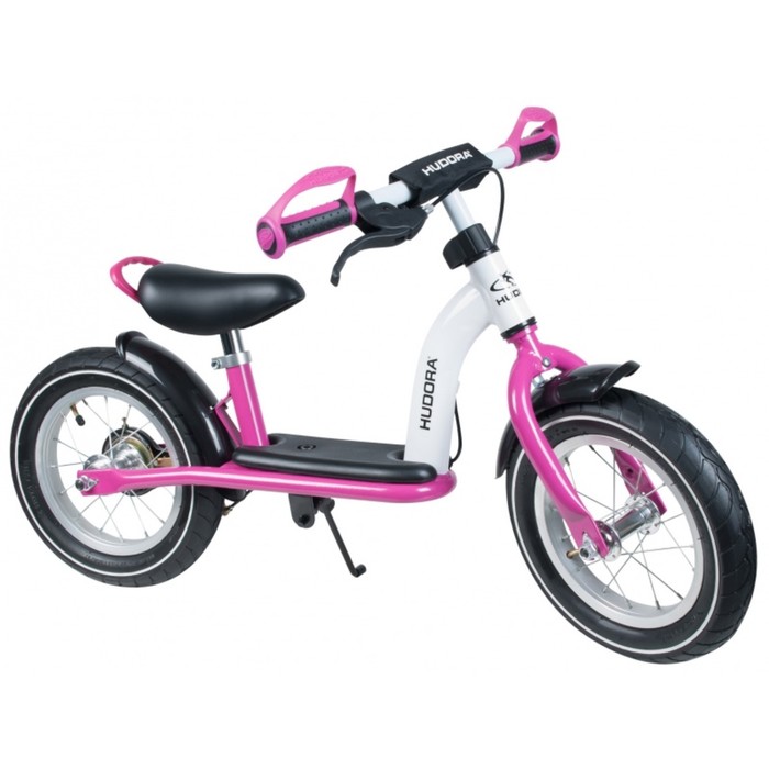 Беговел 12&quot; HUDORA Laufrad Cruiser Girl Alu, цвет бело-розовый