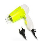 Фен GELBERK GL-627, 900 Вт, 2 скорости, складная ручка, бело-зеленый Фен GELBERK GL-627, 900 Вт, 2 скорости, складная ручка, бело-зеленый