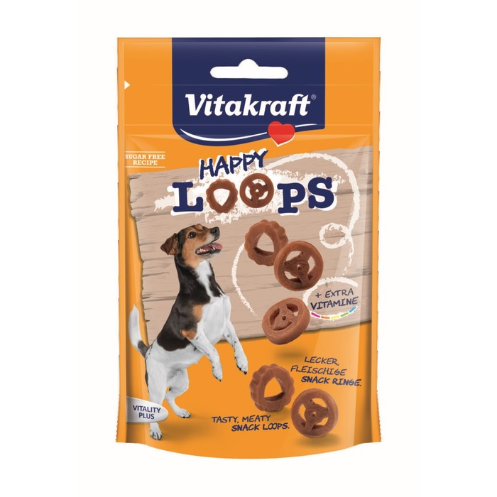 Лакомство Vitakraft HAPPY LOOPS для собак, 90 г