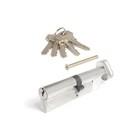Цилиндровый механизм Apecs SC-110-Z-C-NI, английский ключ-вертушка, цвет никель - фото 7221096