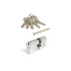 Цилиндровый механизм Apecs SC-62(28/34)-Z-Ni, английский ключ, цвет никель - фото 6245275