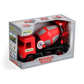 {{photo.Alt || photo.Description || 'Автомобиль бетономешалкаMiddle Truck, красный, в коробке'}}
