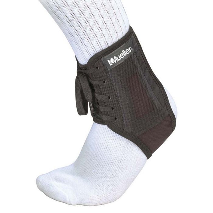 Фиксатор голеностопа на шнурке MUELLER 43001 XLP ANKLE BRACE BLACK S