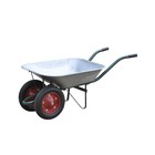 Тачка садовая, 2-колёсная: груз/п 200 кг, объём 65 л, пмневмоколесо 360 х 16 мм, кузов ОЦ 0.6 мм Тачка садовая, 2-колёсная: груз/п 200 кг, объём 65 л, пмневмоколесо 360 х 16 мм, кузов ОЦ 0.6 мм