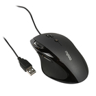 Мышь Rapoo N6200, проводная, оптическая, 1000 dpi, USB, серая Мышь Rapoo N6200, проводная, оптическая, 1000 dpi, USB, серая
