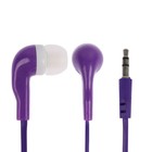 Headphones LuazON "Bamboo" vacuum, flat wire, mix Headphones LuazON "Bamboo" vacuum, flat wire, mix