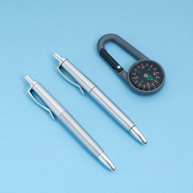 Набор подарочный 3в1 (2 ручки, карабин-компас)