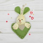 Soft toy-suspension "sweetie" stitched heart, MIX color Soft toy-suspension "sweetie" stitched heart, MIX color