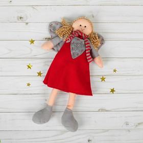 Подвеска «Ангел», кукла, полосатый шарфик, цвета МИКС в Донецке