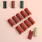 Hot rollers with locking, d = 2.2 cm, 10 PCs, MIX color