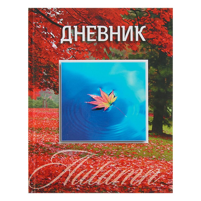 Дневник для 1-11 класса, твёрдая обложка &quot;Осенним вальсом кружат листья&quot;, 40 листов