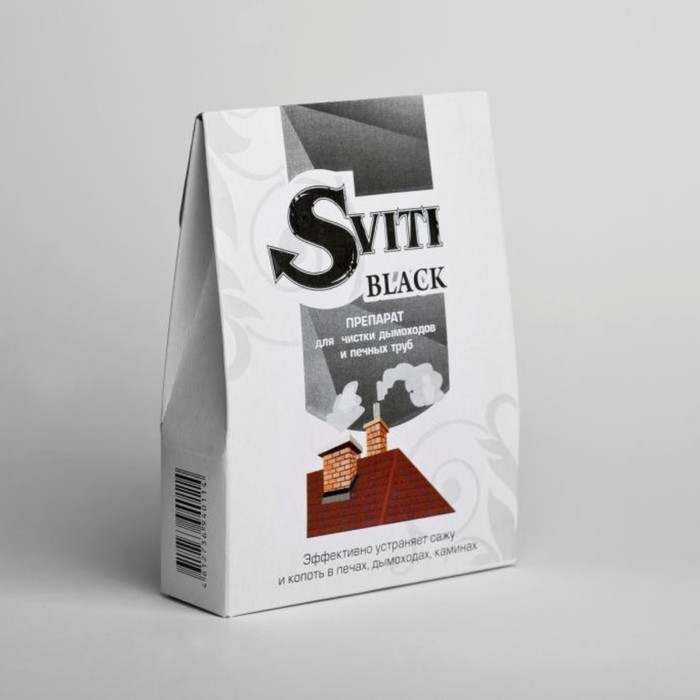 Препарат для чистки труб и дымоходов SVITI BLACK, 100 г