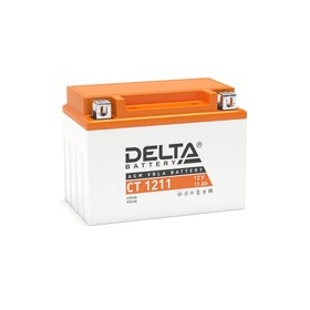 Аккумуляторная батарея Delta СТ1211 (YTZ12S, YTZ14S)12V, 11 Ач прямая(+ -)