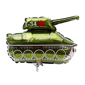 Шар фольгированный 12′ «Танк Т-34» в Донецке