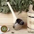 Ladle stainless steel with wooden handle made of lime, 1.2 l
