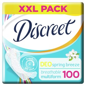 Прокладки ежедневные Discreet Deo Spring Breeze Multiform, 100 шт.