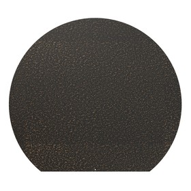 Лист притопочный, круглый, антик бронза, сталь 1,2 мм, 90 х 80 см