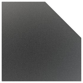 Лист притопочный Угловой-призматический, чёрный, сталь 1,2 мм, 110 х 110 см